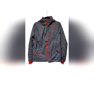 The North Face Womens Furano Gray and Orange Jacket.